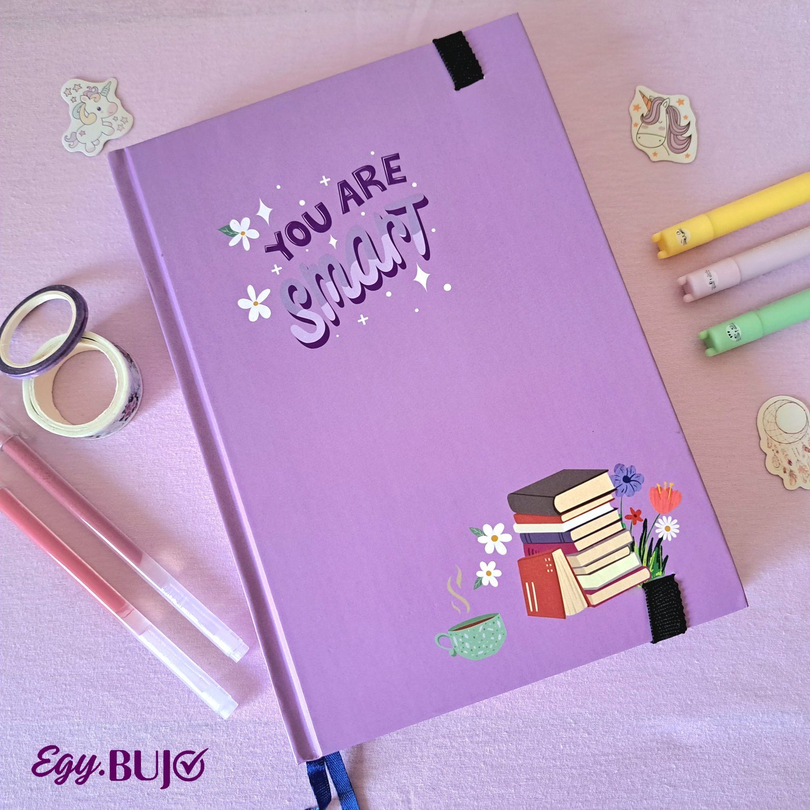 purple B5 Notebook